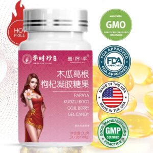 Papaya Kudzu Root Goji Berry Gel Candy