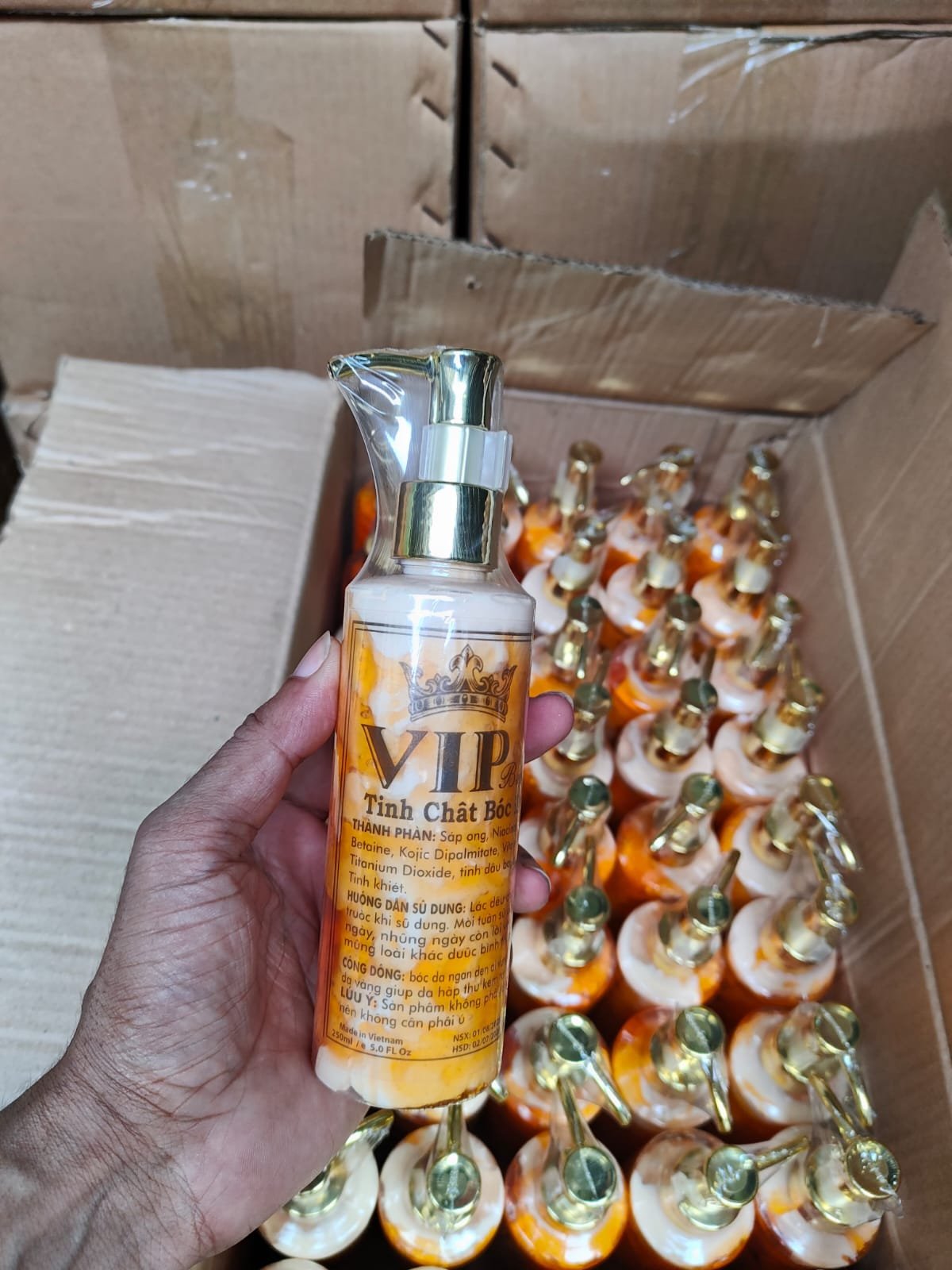 VIP Beauty Tinh Chat Boc Den Kem Cot Thai Body Lotion - Image 2